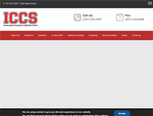 Tablet Screenshot of iccschool.org